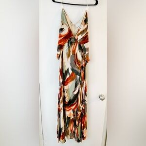 Skylar + Madison Vibrant Abstract Maxi Dress